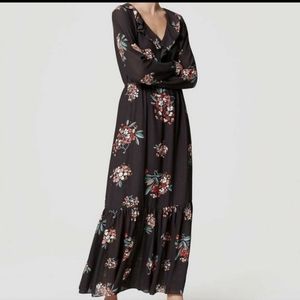 LOFT Floral Maxi Dress